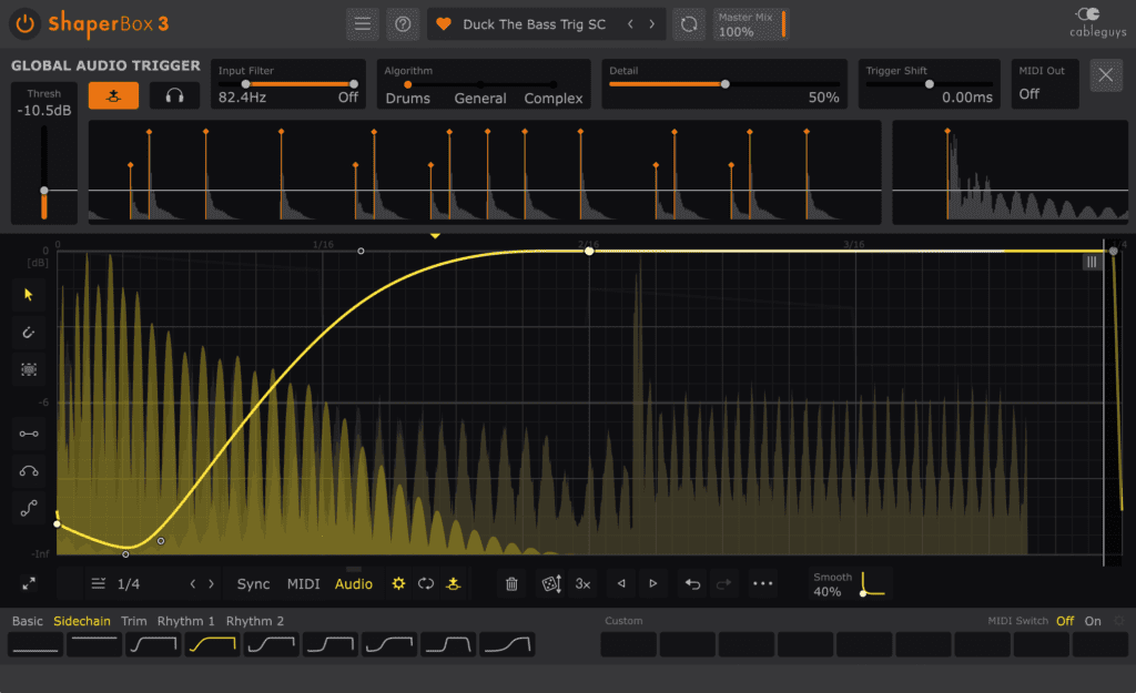 ShaperBox 3 Audio Trigger Setup