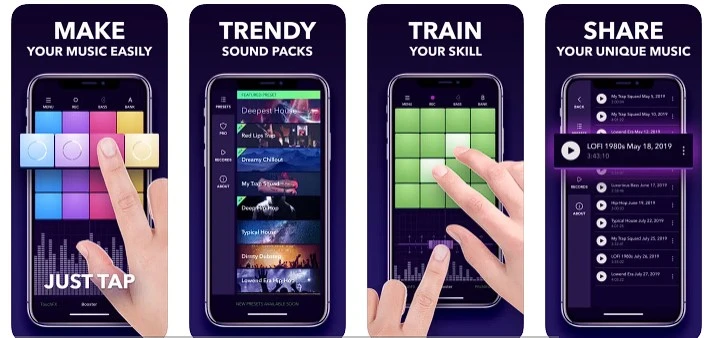 inBeat Sound Pad to Make Songs